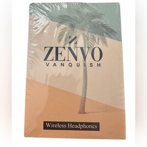 Zenvo Vanquish wireless headphones. White. Brand new in box